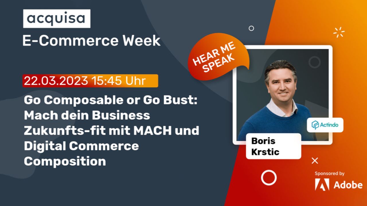 Boris Krstic at Acquisa E-Commerce Week 2023 Boris Krstic at Acquisa E-Commerce Week 2023